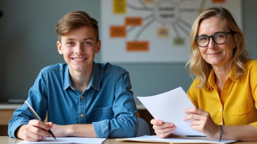 Nachhilfe zu Hause in Lerntechniken